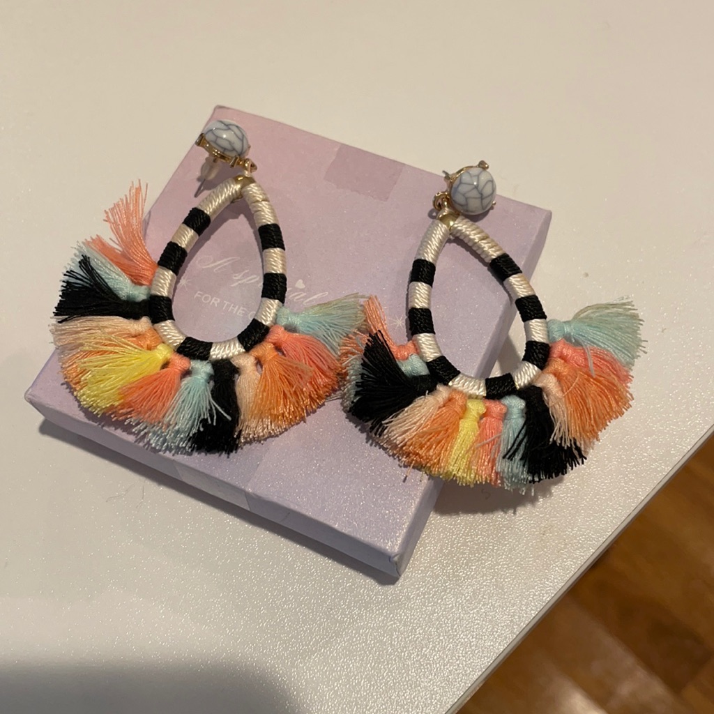Rainbow Statement Earrings